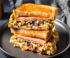 smoked beef toast