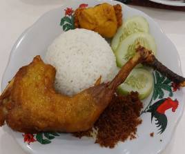 Nasi ayam goreng wl