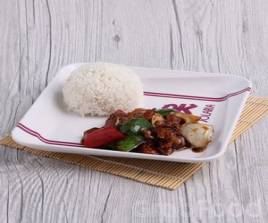 Nasi sapi lada hitam 